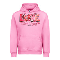 Fuchsia Pink love like jesus la Urban Hoodie - LillyAllenDesigns