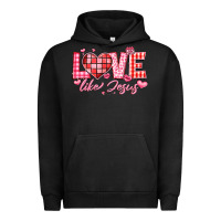 Pigment Black love like jesus la Urban Hoodie - LillyAllenDesigns