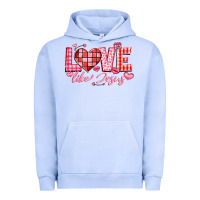 Pigment Grape Ice love like jesus la Urban Hoodie - LillyAllenDesigns