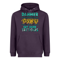 Plum get more tattoos Heavyweight Hoodie - NancyCooperArtShop