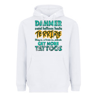 White get more tattoos Heavyweight Hoodie - NancyCooperArtShop