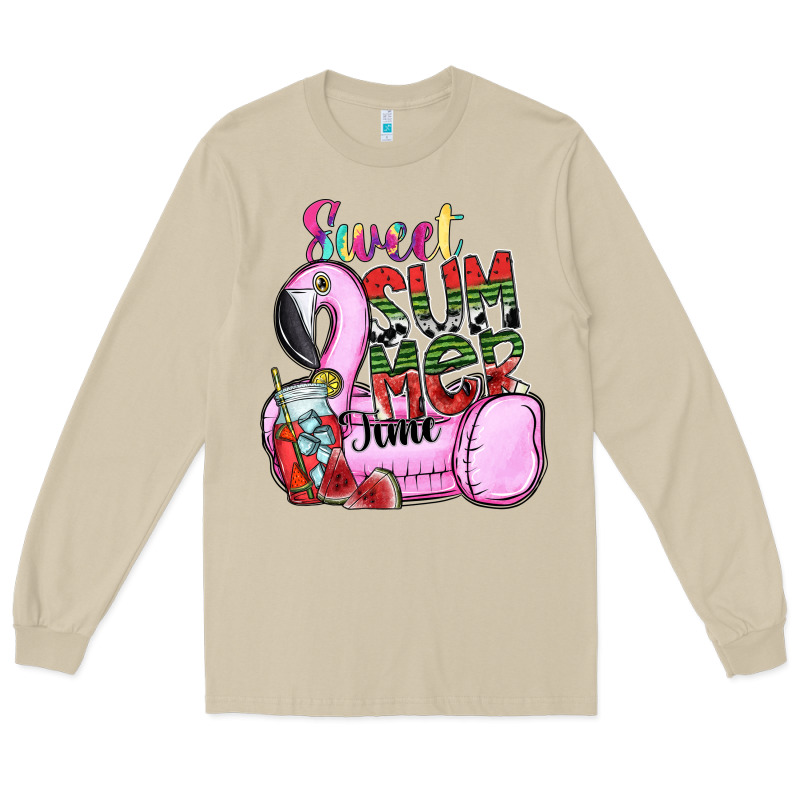 Sweet Summer Time Long Sleeve Tee by SublimationCraftShop | Teevron