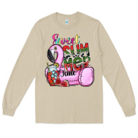 Mushroom sweet summer time Long Sleeve Tee - SublimationCraftShop