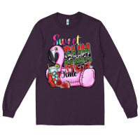 Plum sweet summer time Long Sleeve Tee - SublimationCraftShop
