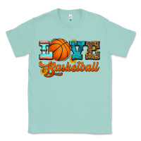 Seafoam love basketball Classic Tee - HRA Design Shop