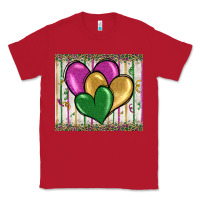 Red mardi gras heart Classic Tee - BarkalooDesign