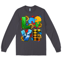 Smoke love with heart sunflower Long Sleeve Tee - AdoDesignShop