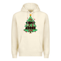 Sandshell oh come let us adore him christmas tree Premium Hoodie - MaliasSmallBusiness