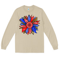 Mushroom America sunflower Long Sleeve Tee - Neo Western