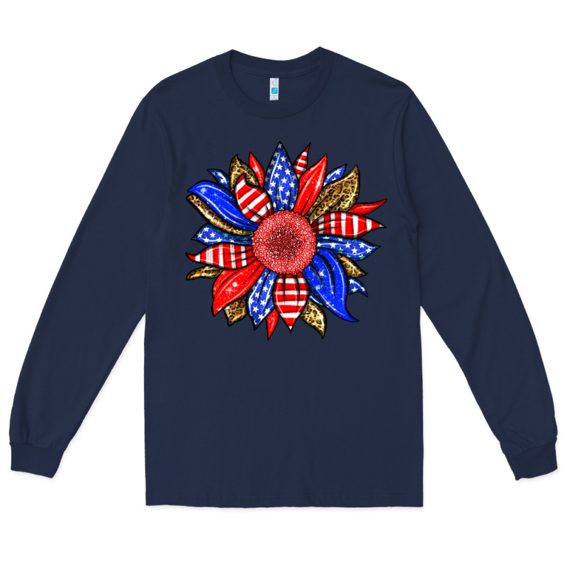 America Sunflower Long Sleeve Tee by Neo Western | Teevron