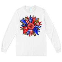 White America sunflower Long Sleeve Tee - Neo Western