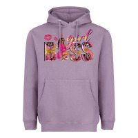 Lavender girl boss afro black woman Heavyweight Hoodie - NancyCooperArtShop