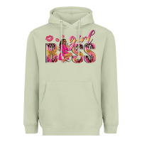 Matcha girl boss afro black woman Heavyweight Hoodie - NancyCooperArtShop