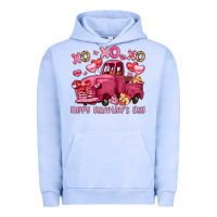 Pigment Grape Ice xo xo xo happy valentine's day truck Urban Hoodie - LillyAllenDesigns