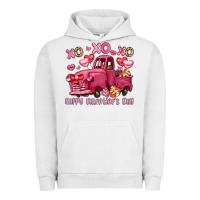 Pigment Lunar Rock xo xo xo happy valentine's day truck Urban Hoodie - LillyAllenDesigns