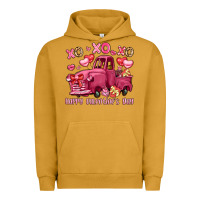 Pigment Peanut Butter xo xo xo happy valentine's day truck Urban Hoodie - LillyAllenDesigns