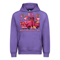 Tulip xo xo xo happy valentine's day truck Urban Hoodie - LillyAllenDesigns