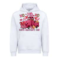 White xo xo xo happy valentine's day truck Urban Hoodie - LillyAllenDesigns