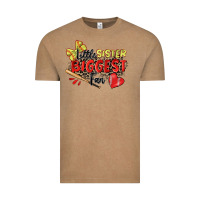 Vintage Coffee little sister biggest fan softball Vintage Tee - Zillion Design Studio