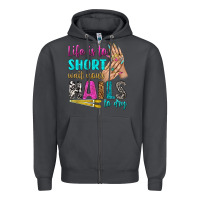 Smoke life is to short wait your nails to dry bbs Zipper Hoodie - BundleAndBundleShop