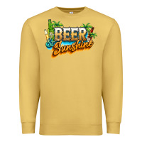 Antique Gold Beer and sunshine Premium Sweatshirt - NancyCooperArtShop