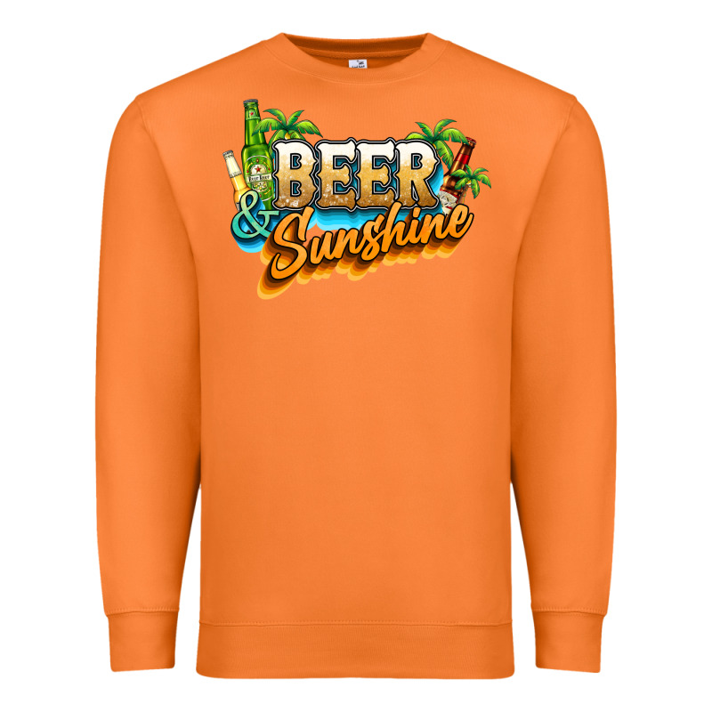 Beer And Sunshine Premium Sweatshirt by NancyCooperArtShop | Teevron