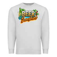 Dove Grey Beer and sunshine Premium Sweatshirt - NancyCooperArtShop
