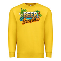 Lemon Beer and sunshine Premium Sweatshirt - NancyCooperArtShop