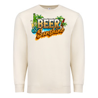Sandshell Beer and sunshine Premium Sweatshirt - NancyCooperArtShop