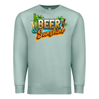 Seafoam Beer and sunshine Premium Sweatshirt - NancyCooperArtShop