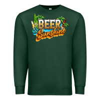 Sports Green Beer and sunshine Premium Sweatshirt - NancyCooperArtShop