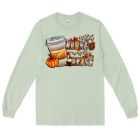Matcha wild about pumpkin spice Long Sleeve Tee - CowhideDigitalArt