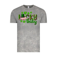 Cloud Rock Lucky Baby With Pig Vintage Tee - RanaPortraitStore