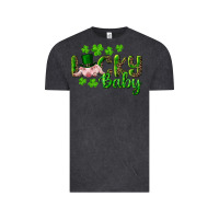 Vintage Black Lucky Baby With Pig Vintage Tee - RanaPortraitStore