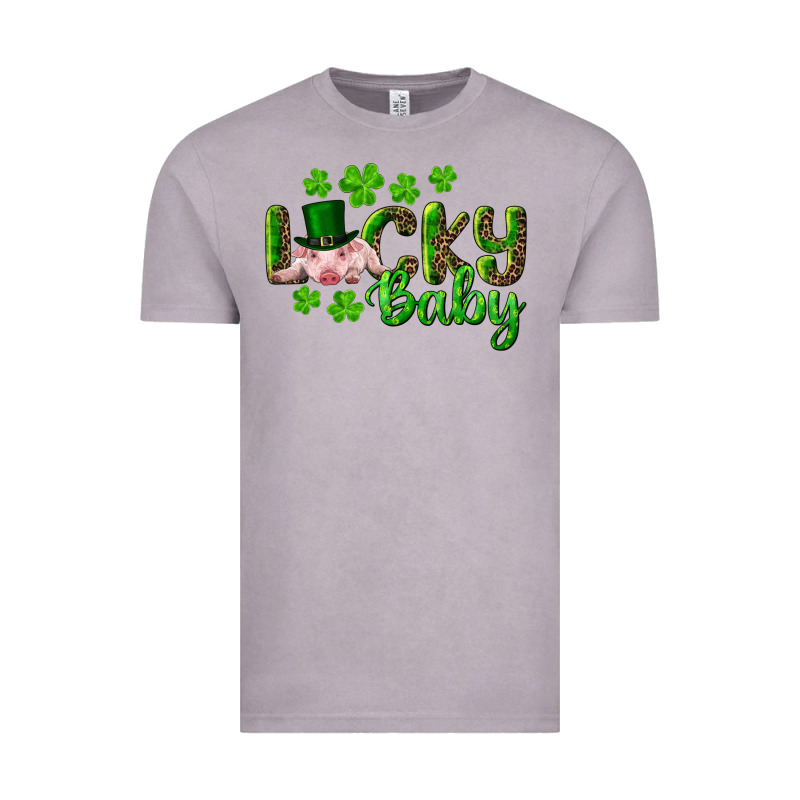 Lucky Baby With Pig Vintage Tee by RanaPortraitStore | Teevron