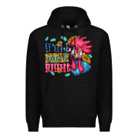 Black yall aint right with chicken Premium Hoodie - NancyCooperArtShop