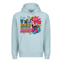 Blue Mist yall aint right with chicken Premium Hoodie - NancyCooperArtShop