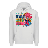 Dove Grey yall aint right with chicken Premium Hoodie - NancyCooperArtShop