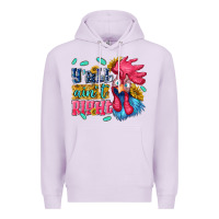 Lilac yall aint right with chicken Premium Hoodie - NancyCooperArtShop