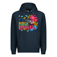 Navy yall aint right with chicken Premium Hoodie - NancyCooperArtShop