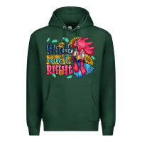 Sports Green yall aint right with chicken Premium Hoodie - NancyCooperArtShop