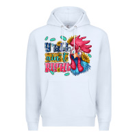 White yall aint right with chicken Premium Hoodie - NancyCooperArtShop
