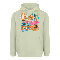 Matcha girls just wanna have fun Heavyweight Hoodie - NancyCooperArtShop