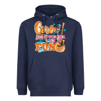 Navy girls just wanna have fun Heavyweight Hoodie - NancyCooperArtShop