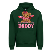 Forest Green my valentine is my daddy Urban Hoodie - LillyAllenDesigns