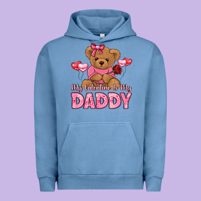 My Valentine Is My Daddy Urban Hoodie Designed By Lillyallendesigns