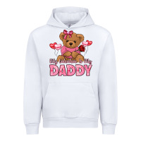 White my valentine is my daddy Urban Hoodie - LillyAllenDesigns