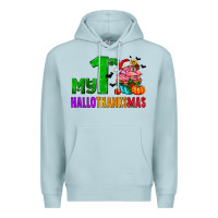 Blue Mist my first hallothanksmas Premium Hoodie - AdoDesignShop