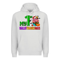 Dove Grey my first hallothanksmas Premium Hoodie - AdoDesignShop