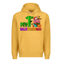 Mustard my first hallothanksmas Premium Hoodie - AdoDesignShop